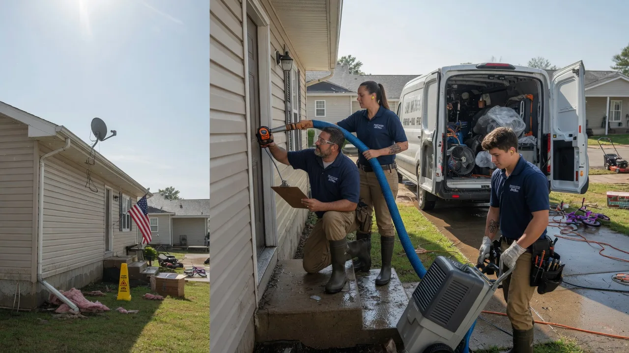Ceiling Water Damage Restoration in Alexandria, OH near me